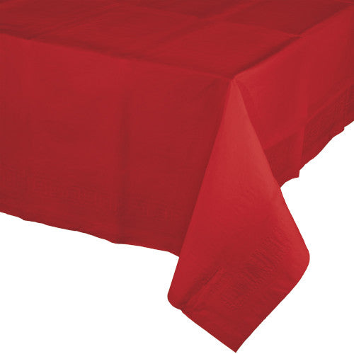 Paper Table Cover - Classic Red