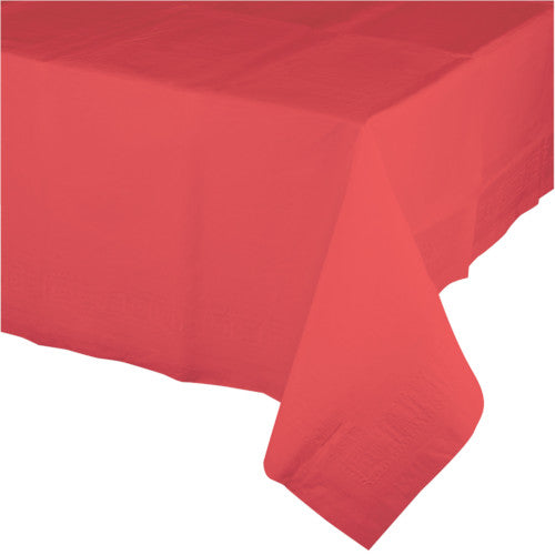 Paper Table Cover - Coral