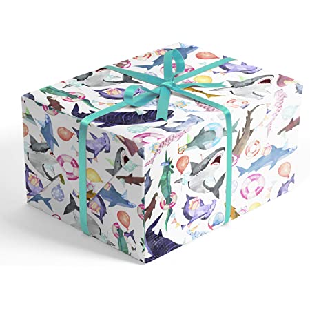 Wrapping Paper - Shark Party