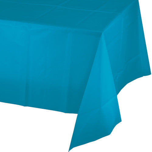 Plastic Table Cover - Turquoise