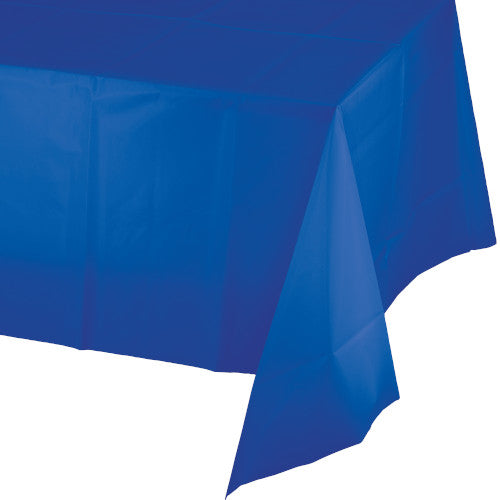 Plastic Table Cover - Cobalt