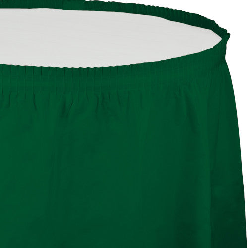Table Skirt - Hunter Green