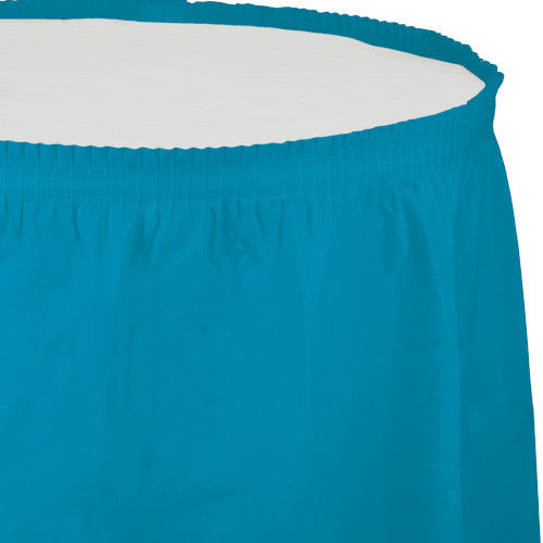 Table Skirt - Turquoise