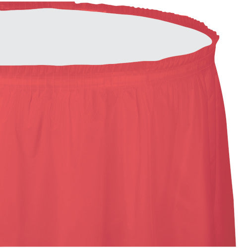 Table Skirt - Coral