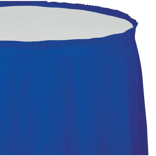 Table Skirt - Cobalt