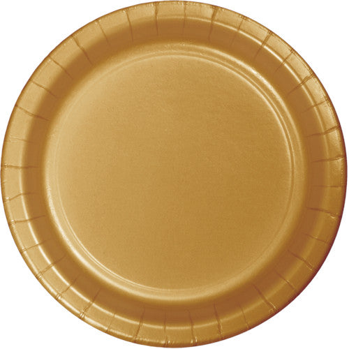 Dessert Plates - Glittering Gold 24ct