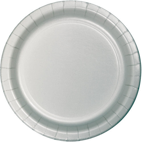 Dessert Plates - Shimmering Silver 24ct