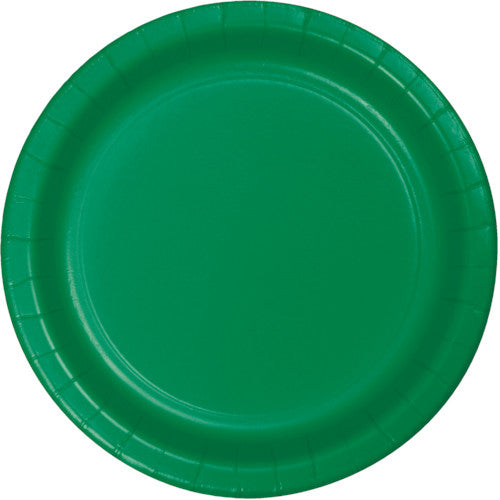 Dessert Plates - Emerald Green 24ct