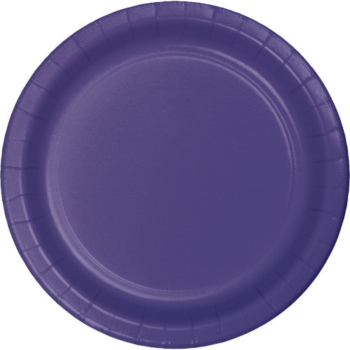 Dessert Plates - Purple 24ct
