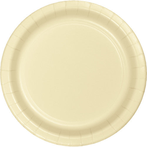 Dessert Plates - Ivory 24ct