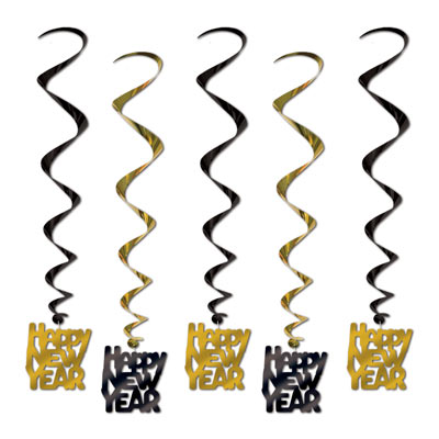 Whirls - Happy New Year Gold 5ct