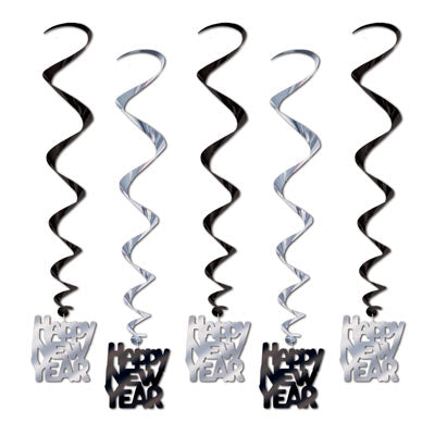 Whirls - Happy New Year Silver 5ct