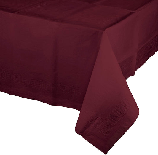 Paper Table Cover - Burgundy