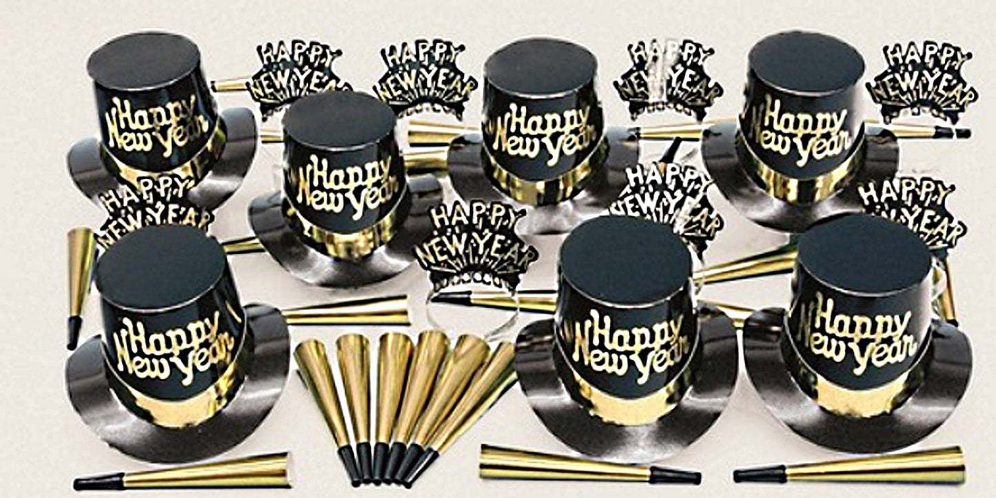 New Year's Eve Party Kit - Gold Dust (For 25 People)