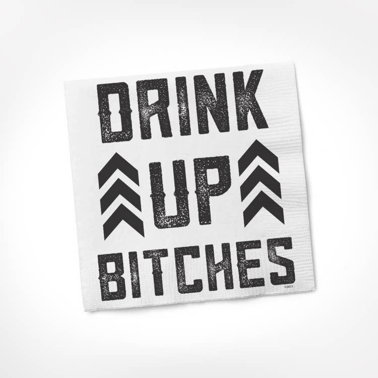 Beverage Napkins - Drink Up 20ct