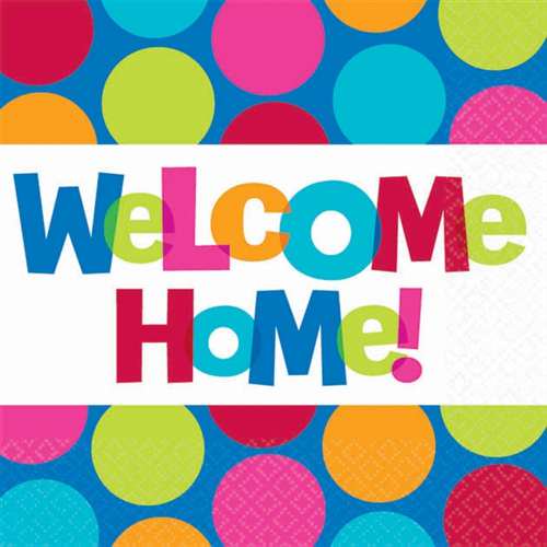 Beverage Napkins - Welcome Home 16ct