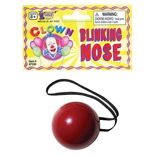 Blinking Clown / Reindeer Nose