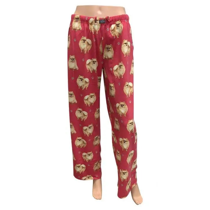 Pajama Bottoms - Pomeranian (light blue)