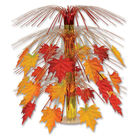 Centerpiece - Fabric Fall Leaves Cascade
