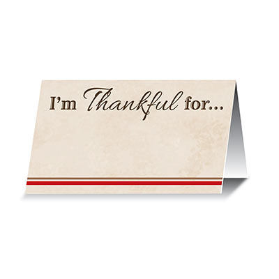 Place Cards - I'm Thankful For... 12ct