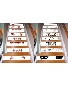 Stair Decor - trick or treat