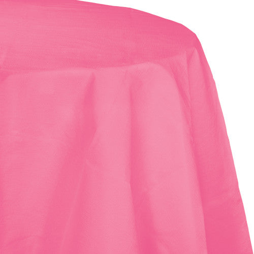 Round Paper Table Cover - Candy Pink