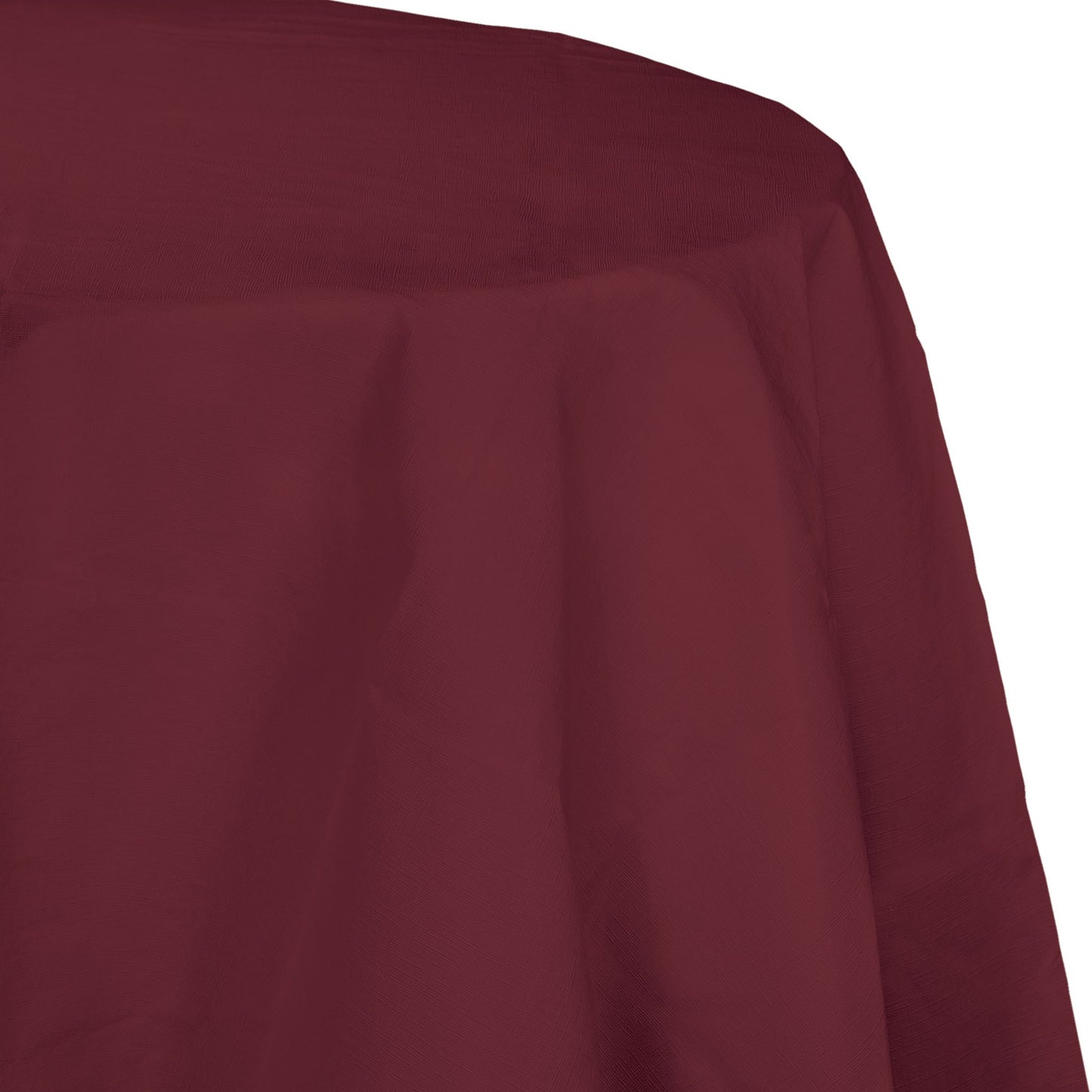 Round Paper Table Cover - Burgundy