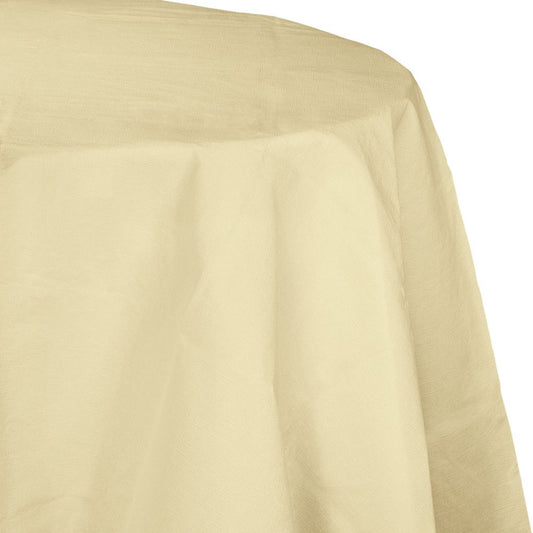 Round Paper Table Cover - Ivory