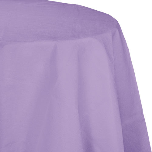 Round Paper Table Cover - Lavender