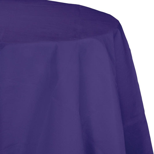 Round Paper Table Cover - Purple