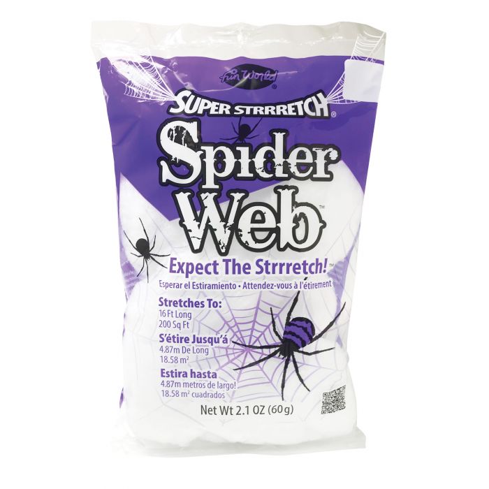 Super Stretch™ White Spider Web - 200 sq. ft.