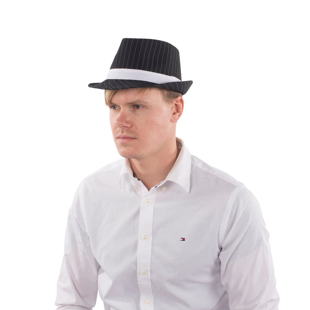 Black/ White Fedora