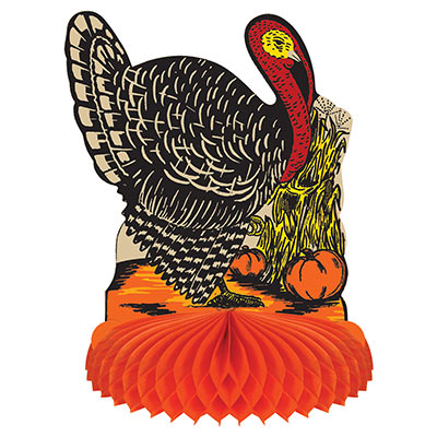 Vintage Turkey Centerpiece