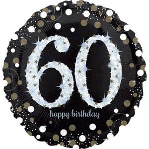60th Sparkling Birthday - 18"