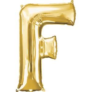 Letter "F" - Gold