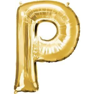 Letter "P" - Gold