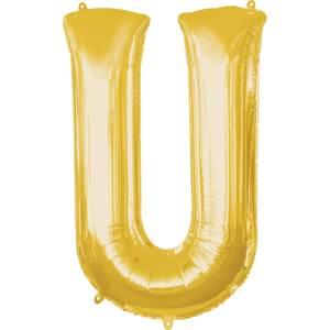 Letter "U" - Gold