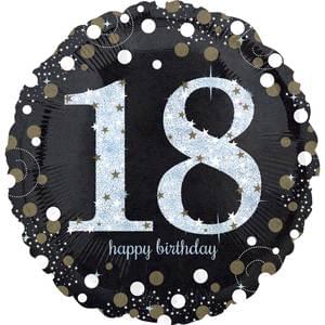 Birthday: #18 Holographic - 18"