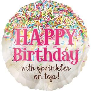 Birthday: Sprinkles - 18"