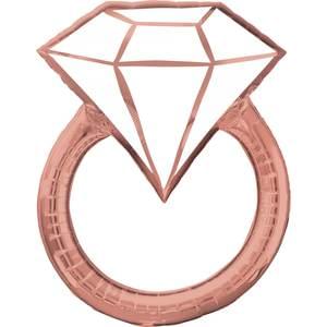 Blush Wedding Ring Super Shape - 30"