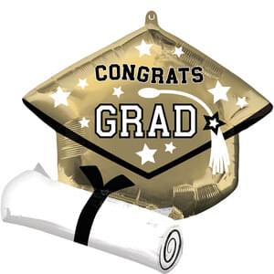 Graduation: Gold School Colors - 25"