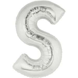 Letter "S" - Silver