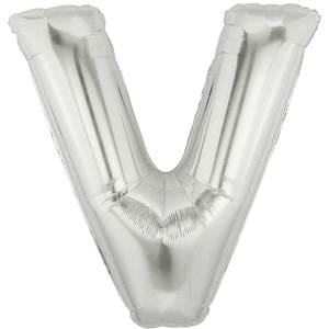 Letter "V" - Silver