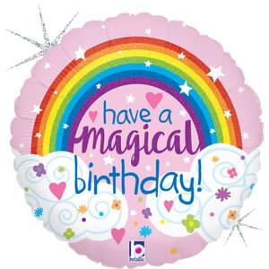 Birthday: Magical Rainbow - 18"