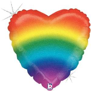 Rainbow Heart - 18"