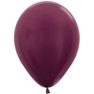 11" Metallic Burgundy 100ct - Sempertex