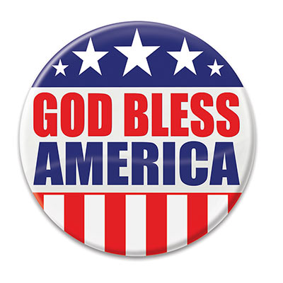 Button - God Bless America