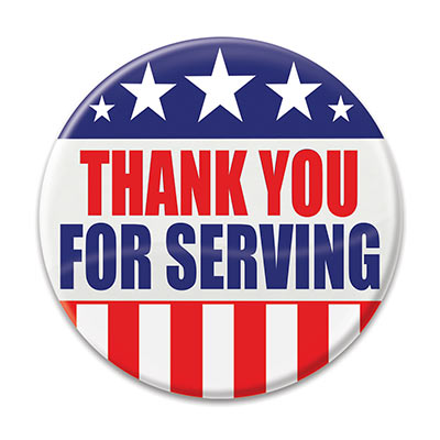 Button - Thank You For Serving
