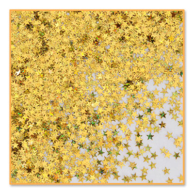 Confetti - Gold Holographic Stars