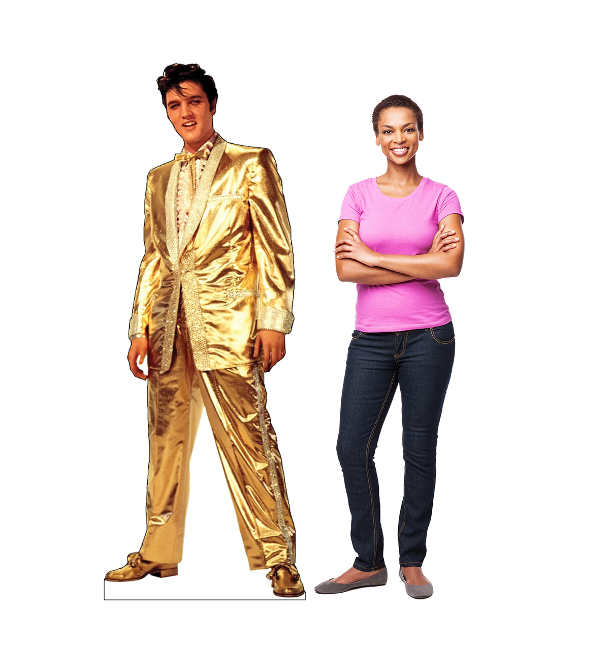 Cardboard Cutout - Elvis Presley Gold Suit